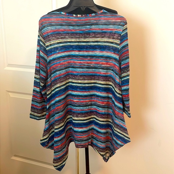 New Direction Multi-Color Pullover Shirt Size XL - Picture 2 of 6